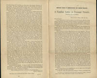 A Familiar Letter to Personal Friends.  China mission appeal letter by [China; Missionary; Boxer Rebellion] Pierson, Isaac - 1879