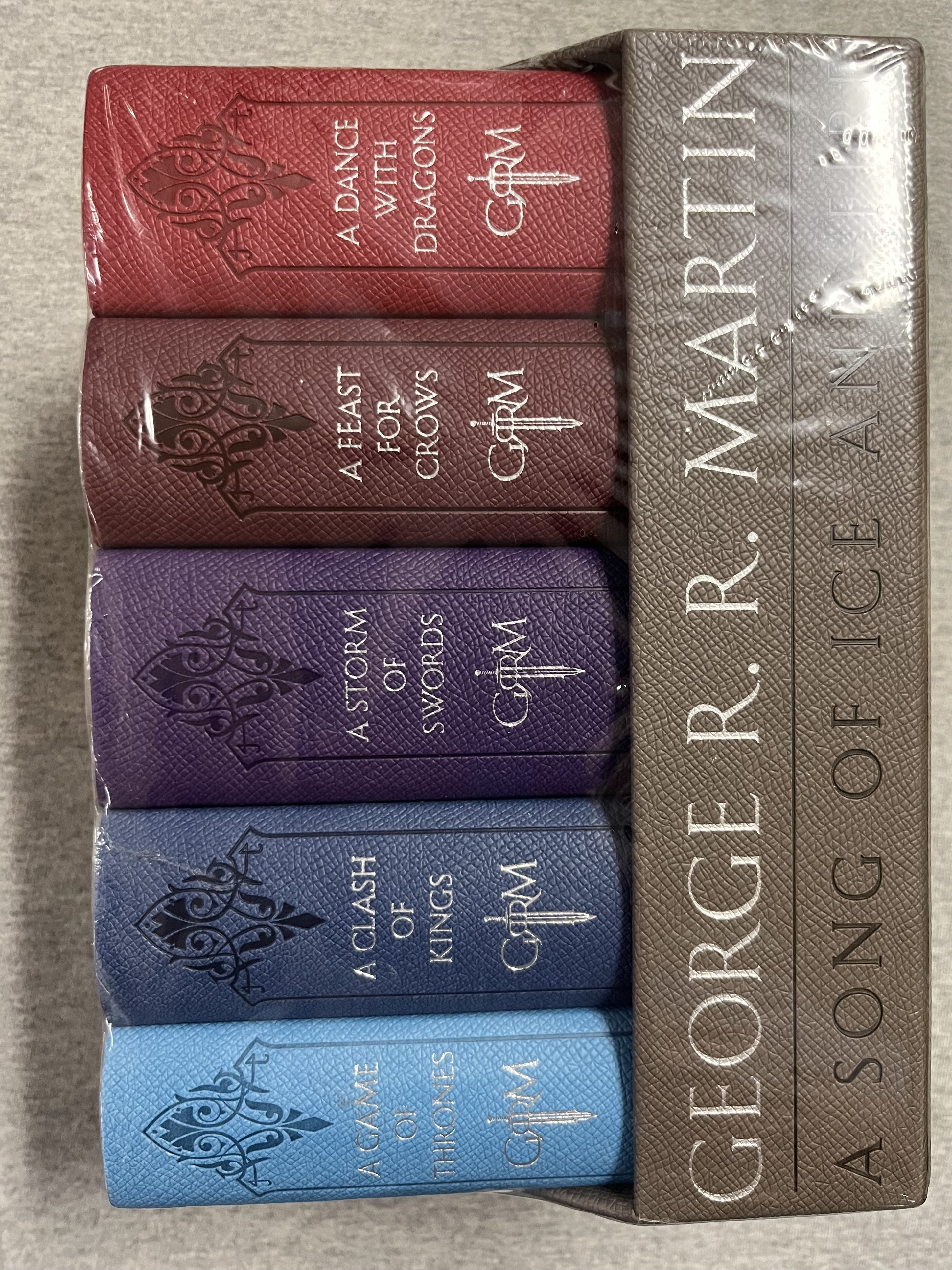 George R. R. Martin's a Game of Thrones Leather-Cloth Boxed Set