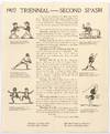 [Harvard broadside]: "1907 Triennial – Second Spasm
