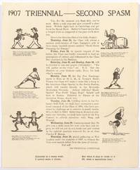 [Harvard broadside]: "1907 Triennial – Second Spasm