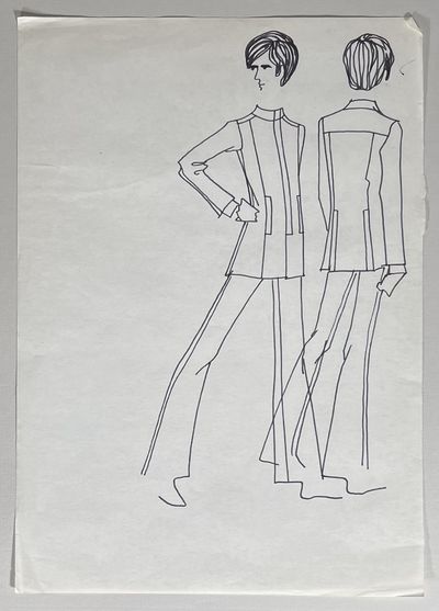 [Originalskiss föreställande man i jacka].