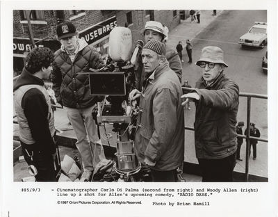 Radio Days (Original photograph from the set of the 1987 film)