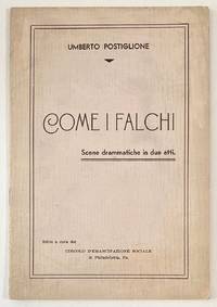 image of Come i falchi. Scene drammatiche in due atti