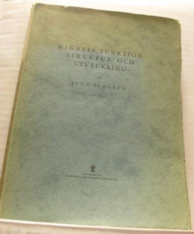 Minnets funktion, struktur och utveckling.