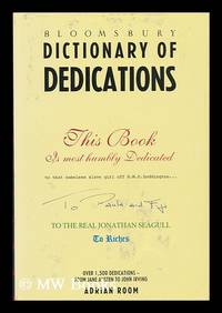 Bloomsbury, Dictionary of Dedications