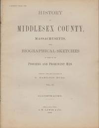 cover of HOPKINTON Offprint - Chapter LIV from History of Middlesex County, Massachusetts, with Biographical Sketches of Many of its Pioneers and Prominent Men