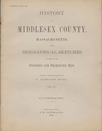 HOPKINTON Offprint - Chapter LIV from History of Middlesex County,  Massachusetts, with...