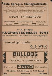 S.M. Brydes fagfortegnelse over næringsdrivende i Oslo. Ordnet bransjevis. 39. utgave.