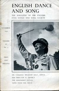 image of English Dance and Song :The Magazine of the English Folk Dance and Song Society : Vol XV No 3 November 1950