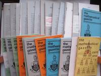 The mathematical gazette: a broken run of 23 issues from Index to Vol.  XLVI nos. 355 - 358 (1962) to Vol. LV no. 392 March 1971 - the centenary  editon (Full list below) by Maxwell, Dr E. A. (ed) - 1963