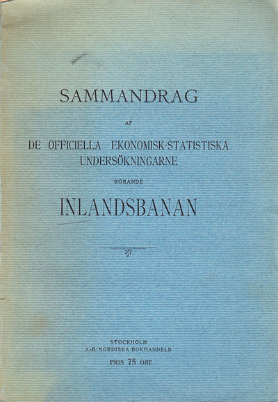 Sammandrag af de officiella ekonomisk-statistiska…
