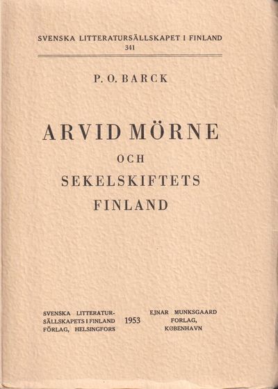 Arvid Mörne och sekelskiftets Finland.