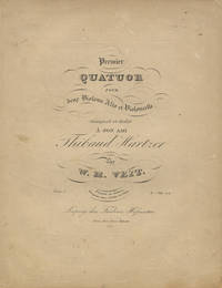 [Op. 3]. Premier Quatuor pour deux Violons, Alto et Violoncelle composé et dedié à son ami Thibaud Hartzer... Oeuv. 3. Pr. 1 Thlr. 12 Gr. [Parts]
