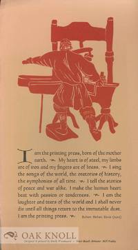 I AM THE PRINTING PRESS. . .