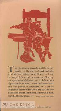 I AM THE PRINTING PRESS. . . - 