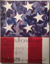 CONTEMPORARY ART PART II: NOVEMBER 14, 2003 NEW YORK by (Phillips, de Pury & Luxembourg) - 2003 2019-08-22