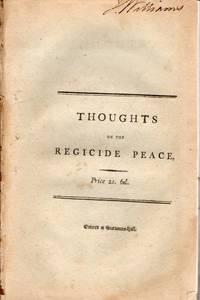 [PHILOSOPHY] THOUGHTS ON THE PROSPECT OF THE REGICIDE PEACE