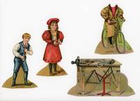 The Bicycle Maker Advertising Dolls for Lion Coffee