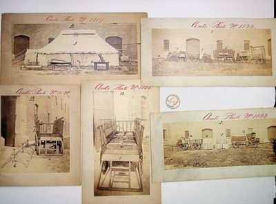 : , 3rd Qtr 19th century. Good. A set of five albumen image. Image sizes vary from 5 x 10 inches to ...