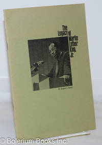 image of The legacy of Martin Luther King, Jr., a lecture