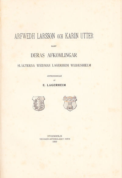 Arfwedh Larsson och Karin Utter samt deras…