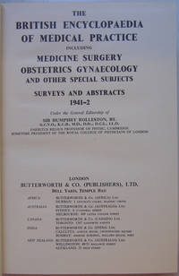 The British Medical Encyclopaedia Of Medical Practice Surveys and Abstracts 1941-42 by Rolleston, Sir Humphry - 1942