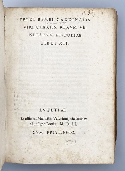 Rervm Venetarvm Historiae Libri XII; (photo 1)