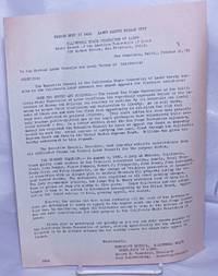 image of To the Central Labor Councils and Local Unions of California