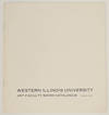 Western Illinois University Art Faculty Show Catalogue March 1970