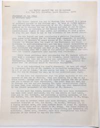 Statement to the press. 15 February 1969 by GIs United Against the War in Vietnam - 1969