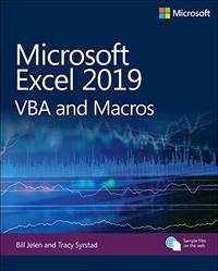 Microsoft Excel 2019 VBA and Macros (Business Skills)