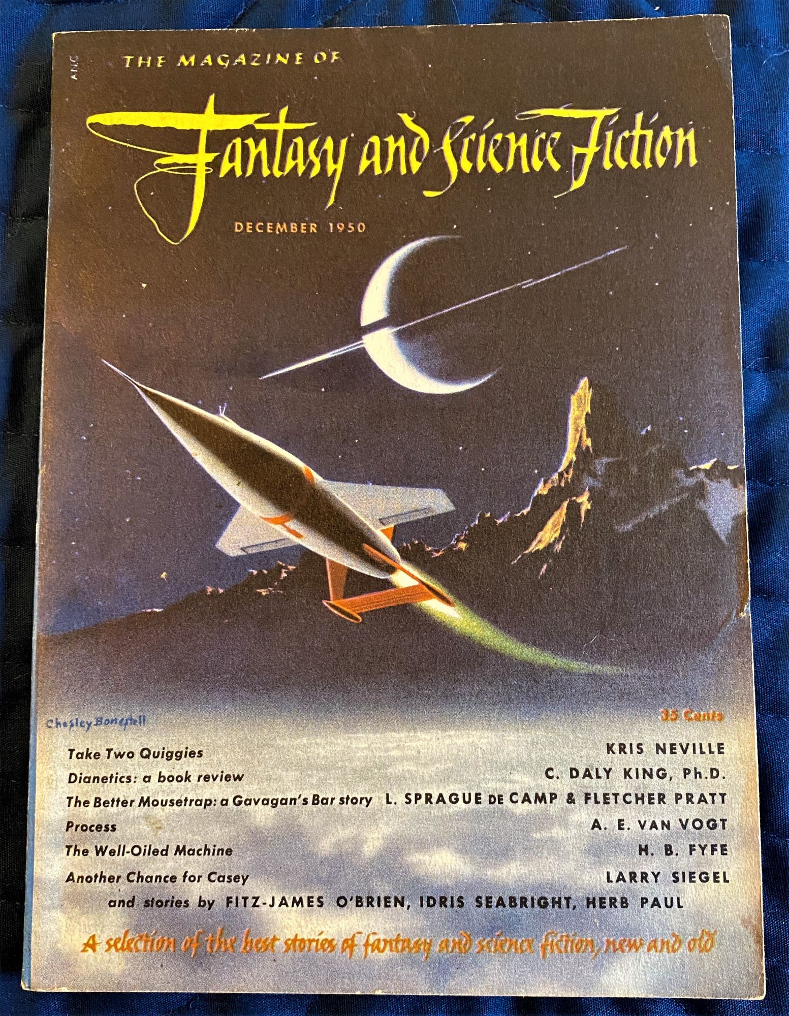 The Magazine Of Fantasy Science Fiction December 1950 By Others A E Van Vogt 1950 From My Book Heaven Sku