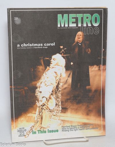 Metroline: the Community news magazine; vol. 25, #23, Dec. 3, 1998: Christmas Carol at Hartford Stage