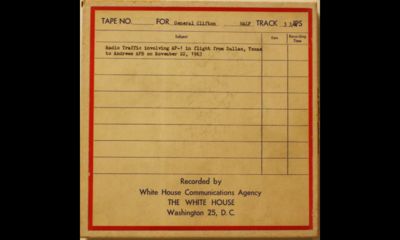 A Historical Treasure: The Unedited Original ""Air Force One to White House"" Kennedy Tape from Immediately After the Assassination