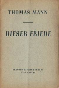 Dieser Friede.