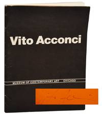 Vito Acconci: A Retrospective 1969 to 1980 (Signed First Edition)