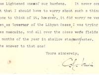 cover of Typewritten letter to Dr Macpherson