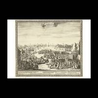 Arrival of Willem III and his fleet in Brixham, Photo Rag Bright White, Premium Quality, A4