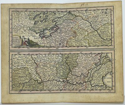 [TRAVEL] [MAP] TOTIUS FLUMINIS RHENI ACCURATA DELINEATIO. (ATLAS PORTALIS)
