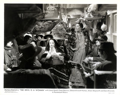 Marlene Dietrich (actor), Josef von Sternberg (director) THE DEVIL IS A WOMAN (1936) Photo archive