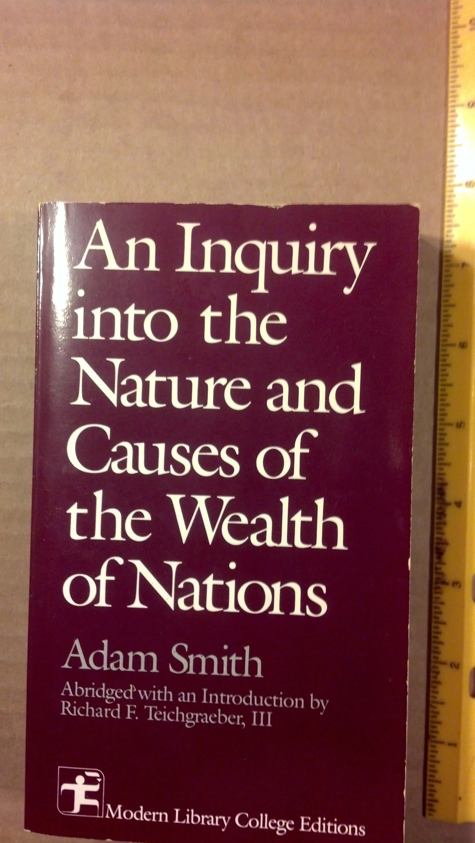 adam smiths the wealth of nations essay adam smiths the wealth of nations essay