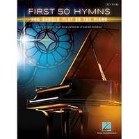 First 50 Hymns You Should Play on Piano Easy Piano Sheet Music Songbook | Includes Amazing Grace...