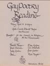 Gay Poetry Reading