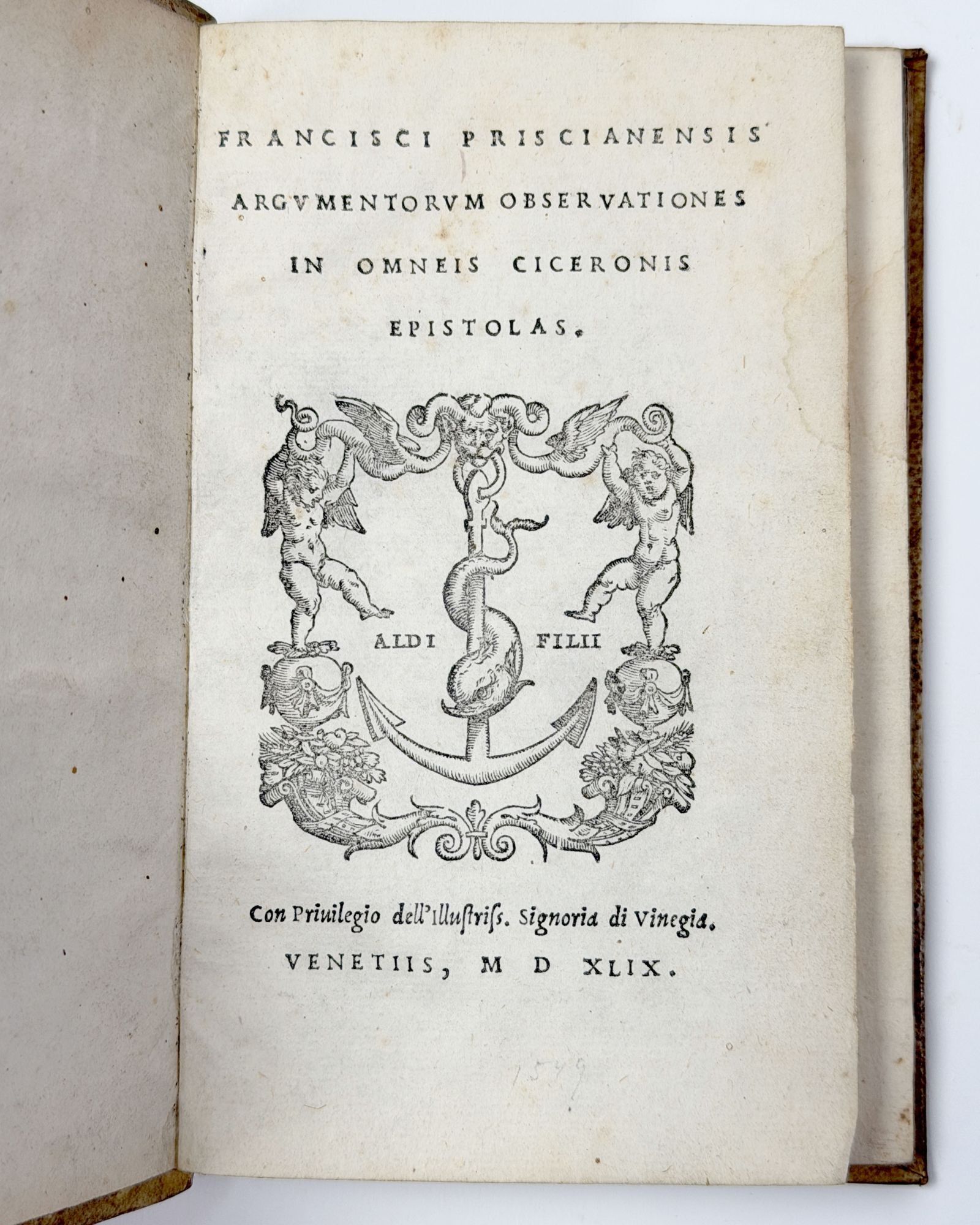 Argumentorum observationes in omneis Ciceronis epi