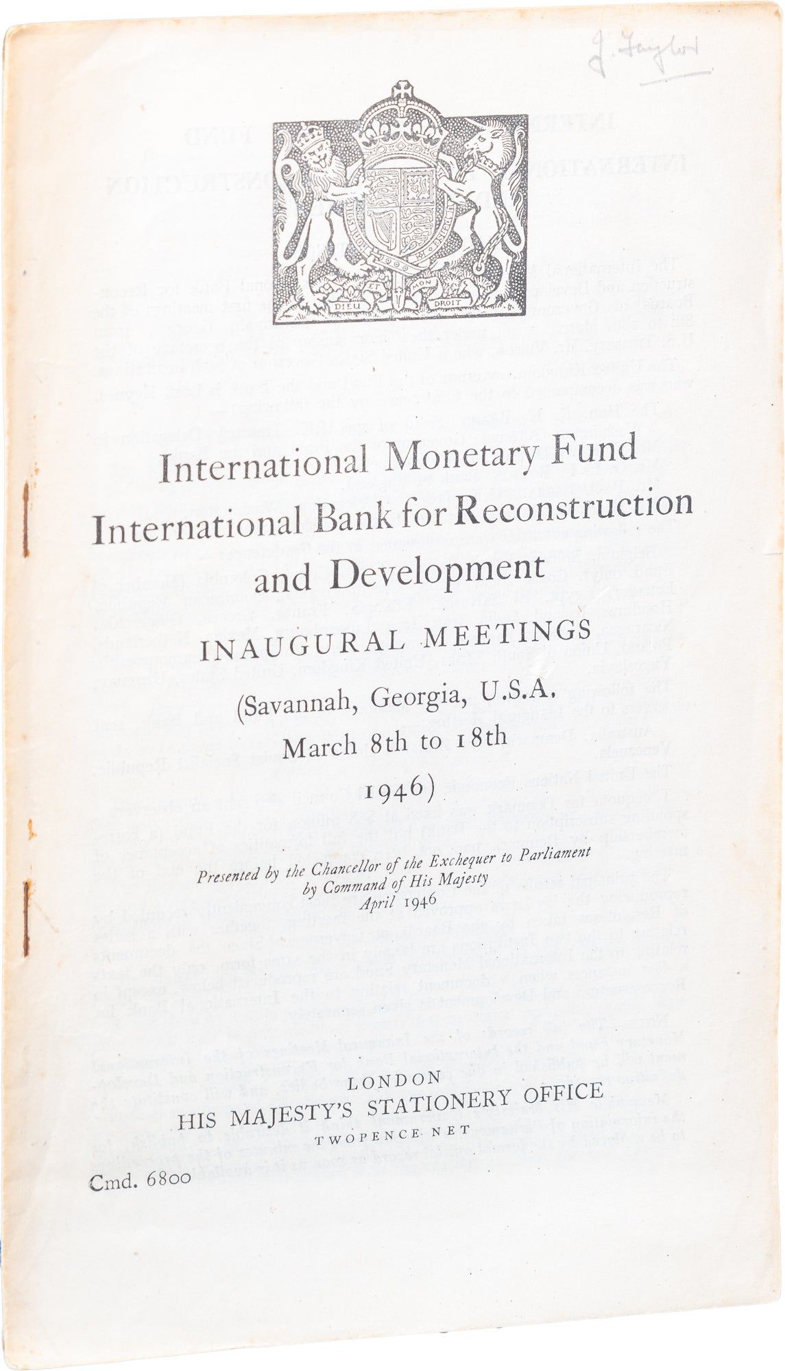 International Bank for Reconstruction and Developm