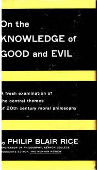 On the Knowledge of Good and Evil.