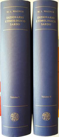 Dizionario Etimologico Sardo (Vol 1 &amp; 2) by Wagner, Max Leopold - 1969, 1962