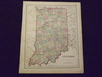 Colton's Map of Indiana.