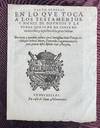 [INHERITANCE LAW 1591]. Vando general en lo que toca a los testamentos, y bienes de difuntos y la forma que se ha de tener en los secrestos [sic], y depositos de la gente militar