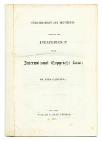 Considerations and Arguments Proving the Inexpediency of an..